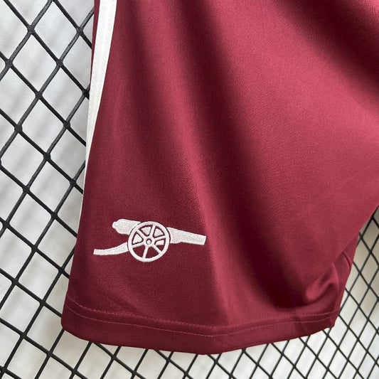 Short Arsenal Tercera Rojo 25/26