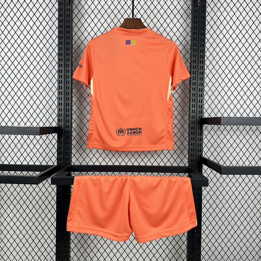 Kit Niño Barcelona Arquero Naranja 25/26
