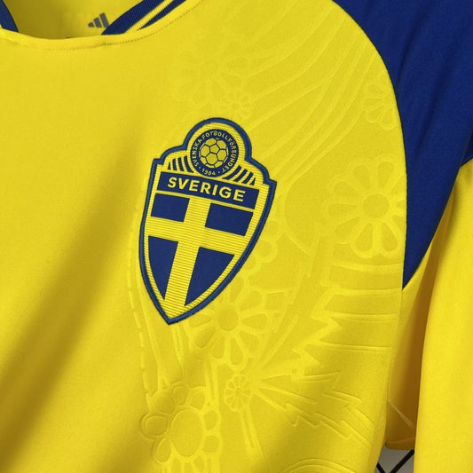 Camiseta Suecia Local Mundial 2026 - Versión Fan