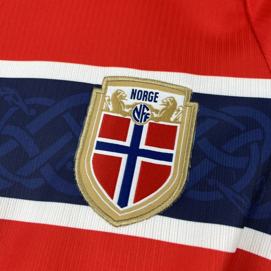Camiseta Noruega Local Mundial 2026 - Versión Fan
