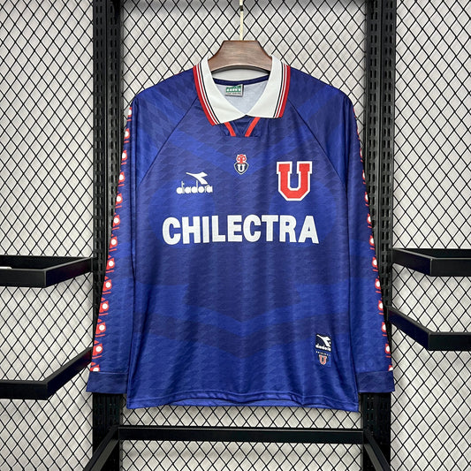 Camiseta Retro Universidad de Chile Local Manga Larga 1996