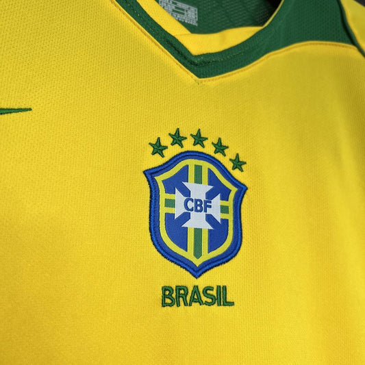 Camiseta Retro Brasil Local 2004