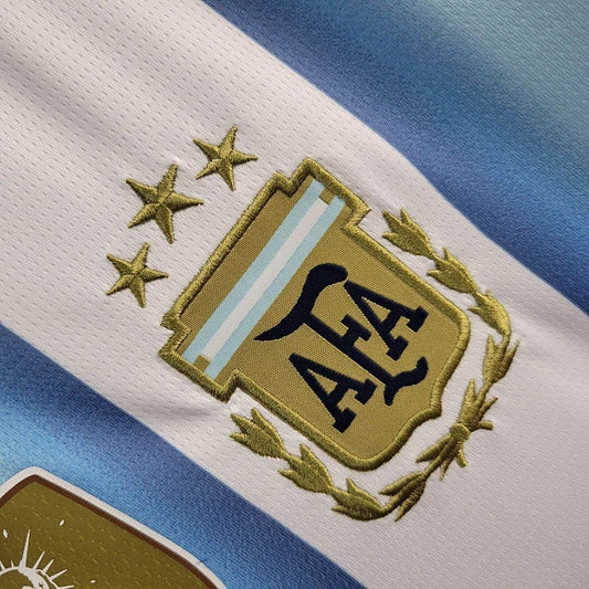 Camiseta Argentina Local Mundial 2026 - Manga Larga
