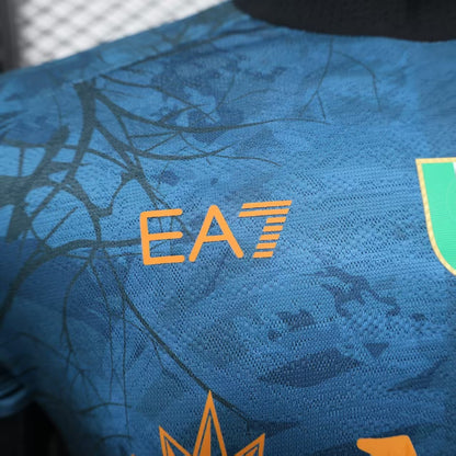 Camiseta Napoli Halloween Azul 25/26 - Versión Jugador