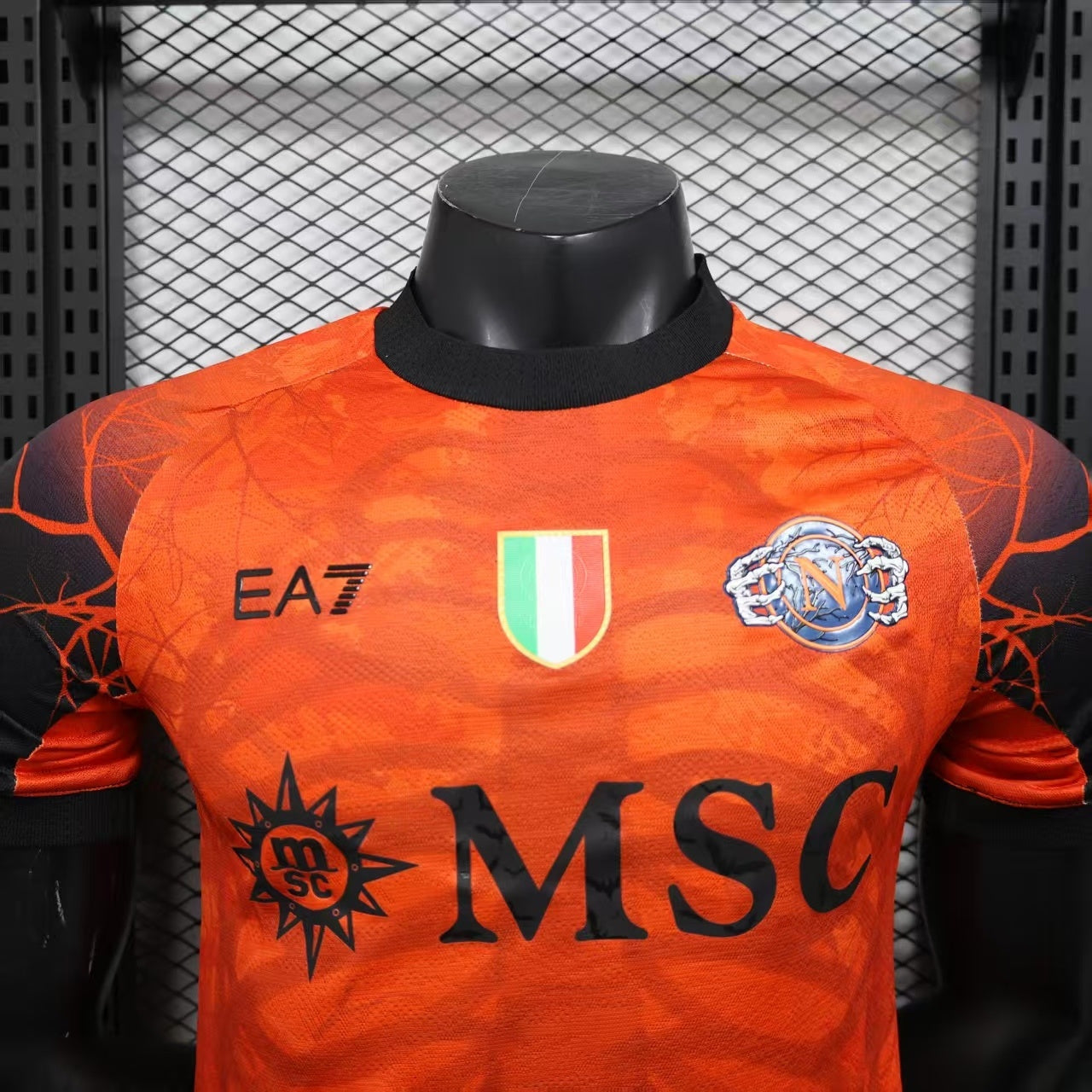 Camiseta Napoli Halloween Naranja 25/26 - Versión Jugador