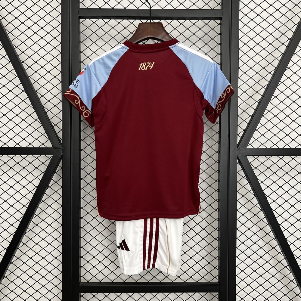 Kit Niño Aston Villa Local 25/26