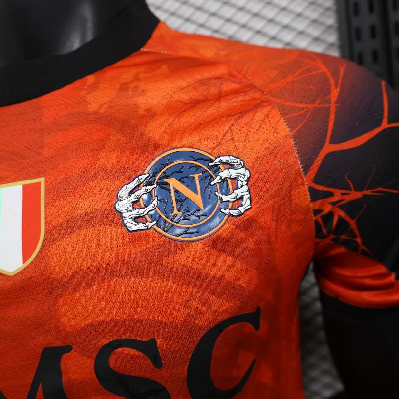 Camiseta Napoli Halloween Naranja 25/26 - Versión Jugador