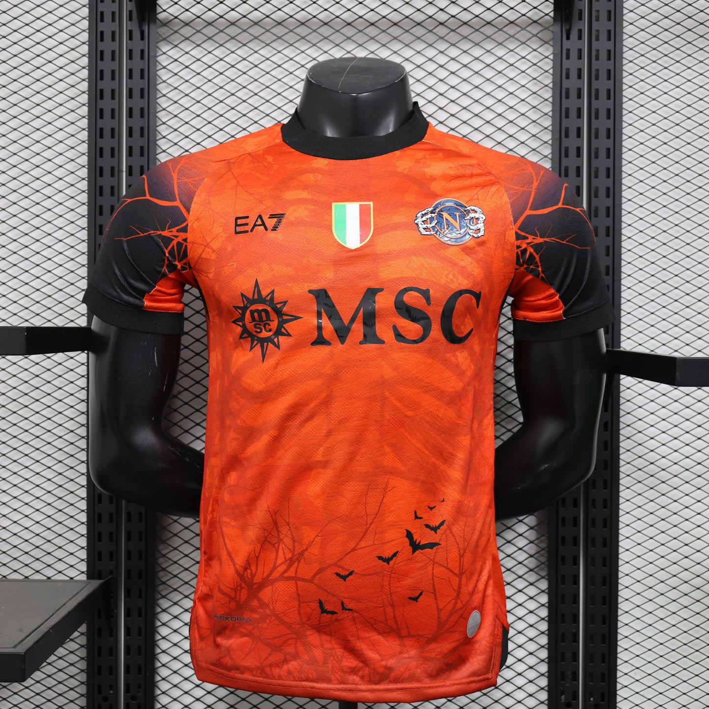 Camiseta Napoli Halloween Naranja 25/26 - Versión Jugador