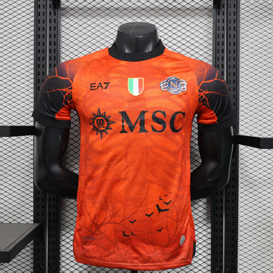Camiseta Napoli Halloween Naranja 25/26 - Versión Jugador