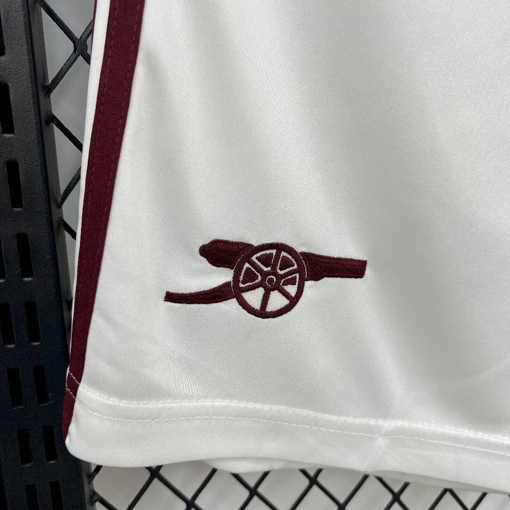 Short Arsenal Tercera Blanco 25/26