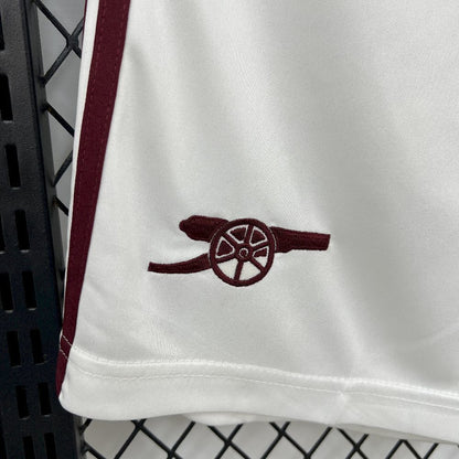 Short Arsenal Tercera Blanco 25/26