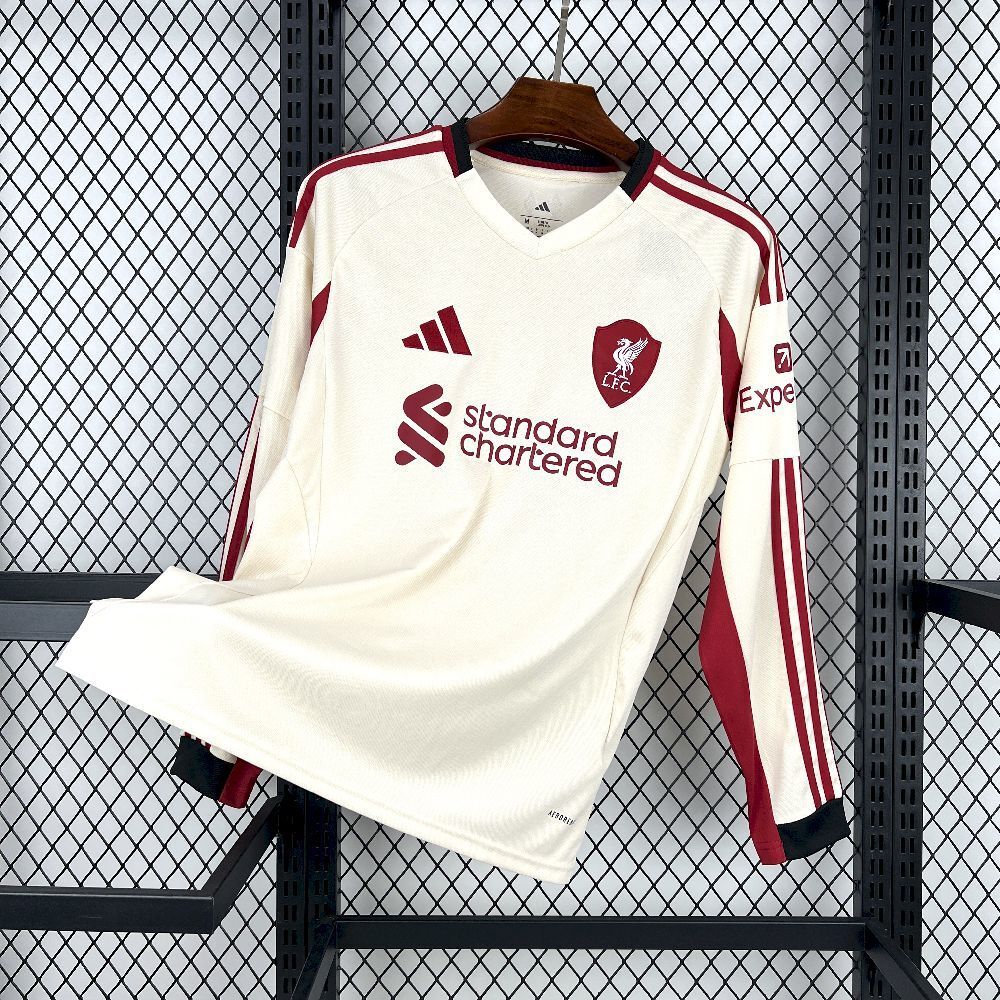 Camiseta Liverpool Visita 25/26 - Manga Larga
