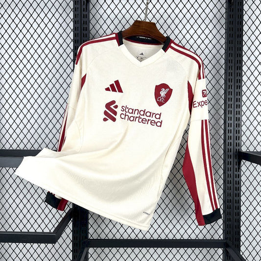 Camiseta Liverpool Visita 25/26 - Manga Larga