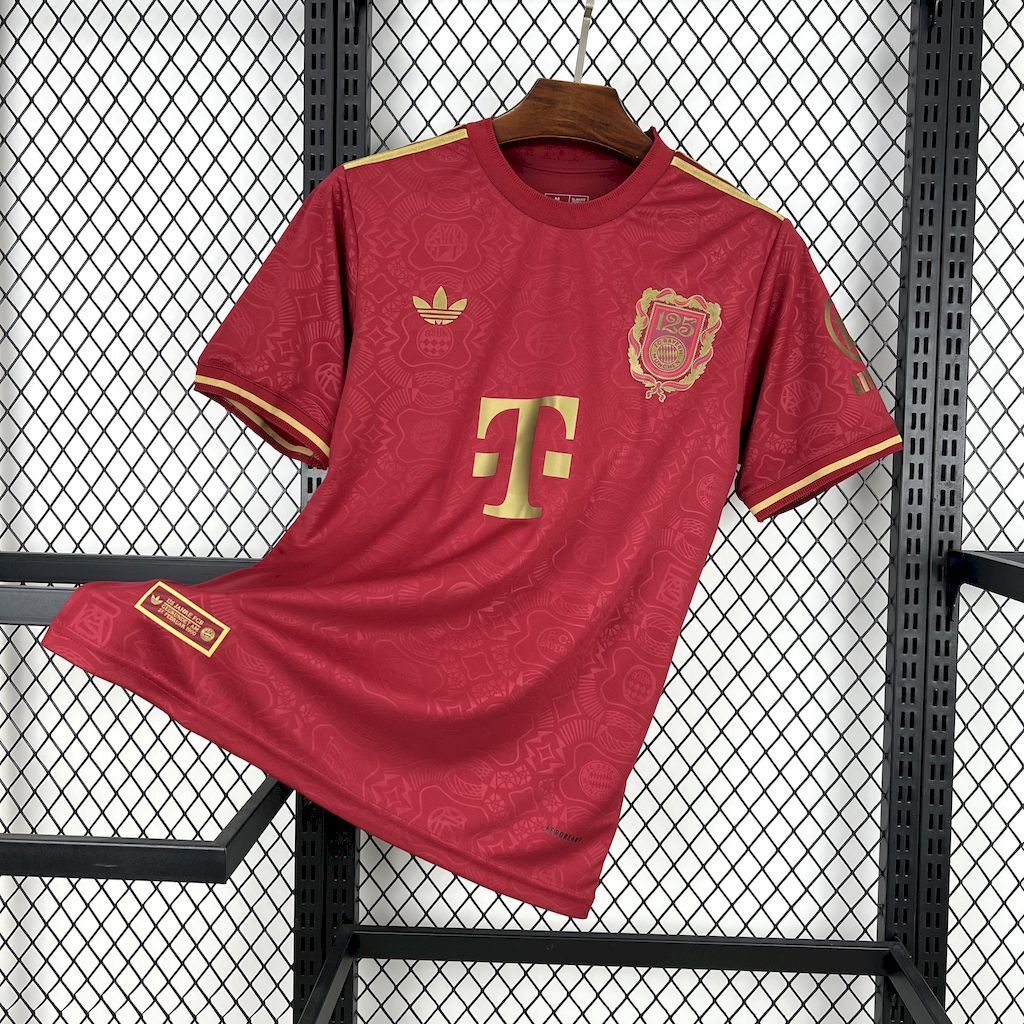 Camiseta Bayern Múnich 125 Años Roja - Versión Fan