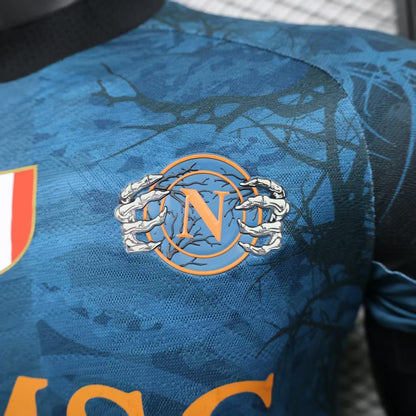 Camiseta Napoli Halloween Azul 25/26 - Versión Jugador