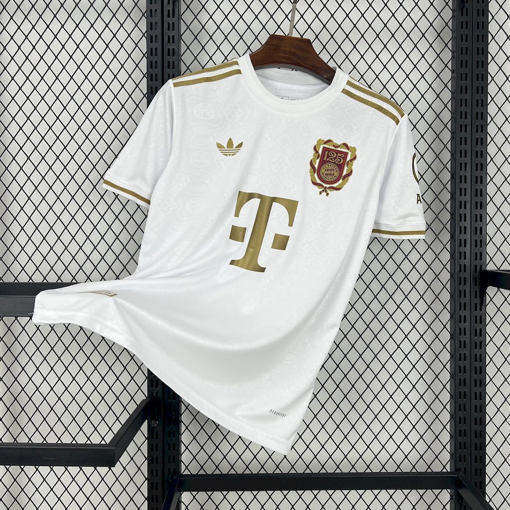Camiseta Bayern Múnich 125 Años Blanca - Versión Fan