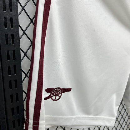 Short Arsenal Tercera Blanco 25/26