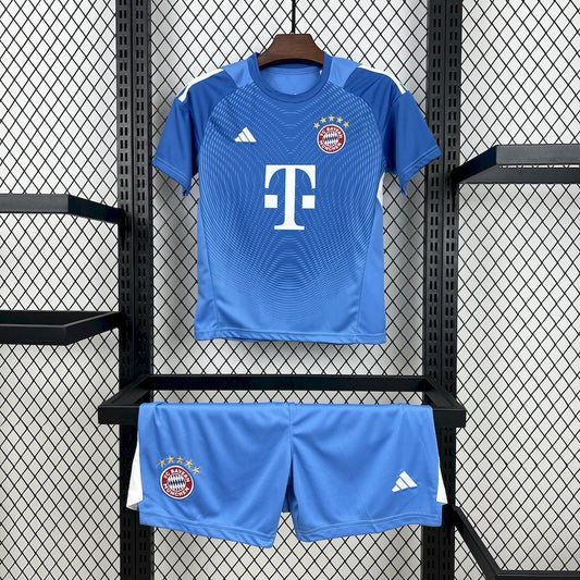 Kit Niño Bayern Múnich Portero Azul 25/26