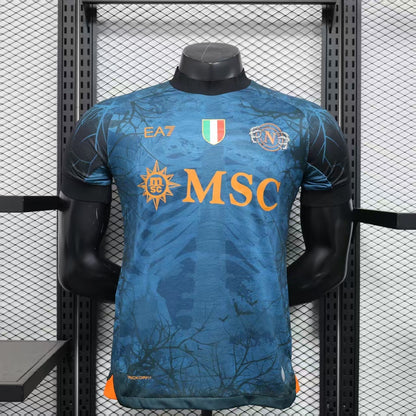 Camiseta Napoli Halloween Azul 25/26 - Versión Jugador