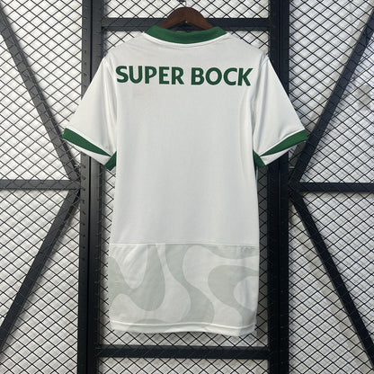 Camiseta Sporting Tercera Blanca 25/26 - Versión Fan