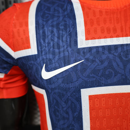 Camiseta Noruega Local Mundial 2026 - Versión Jugador
