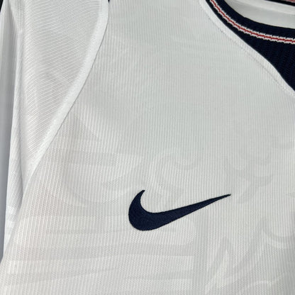 Camiseta Inglaterra Local Mundial 2026 - Manga Larga