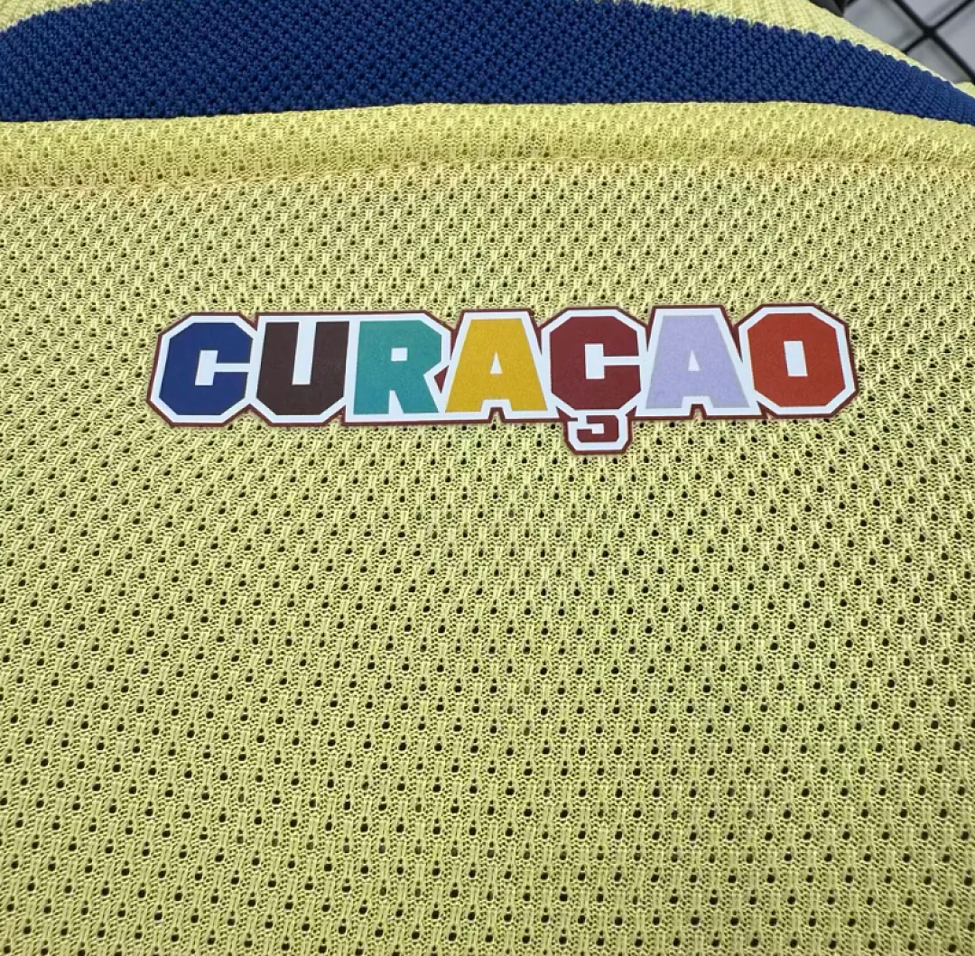 Camiseta Curazao Visita Mundial 2026 - Versión Jugador