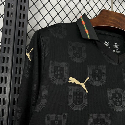 Camiseta Portugal Pantera Negra - Manga Larga