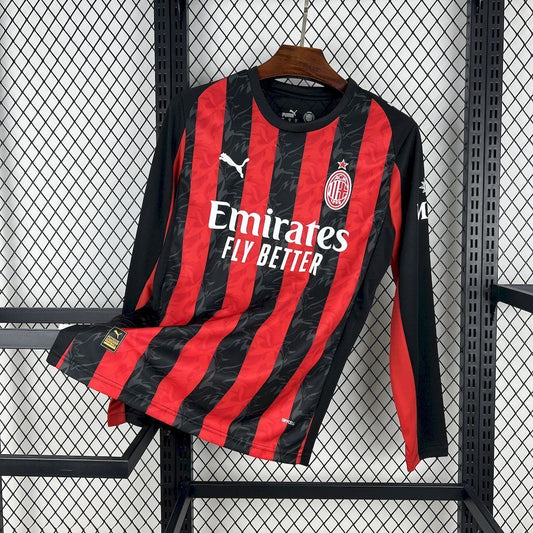 Camiseta AC Milan Local 25/26 - Manga Larga