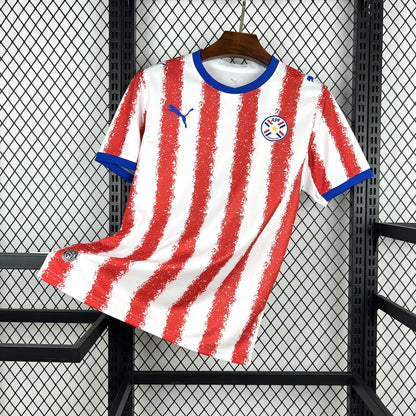 Camiseta Paraguay Local Mundial 2026 - Versión Fan