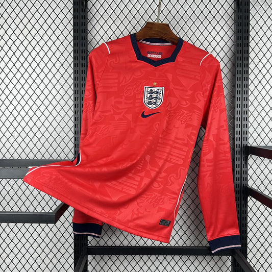 Camiseta Inglaterra Visita Mundial 2026 - Manga Larga