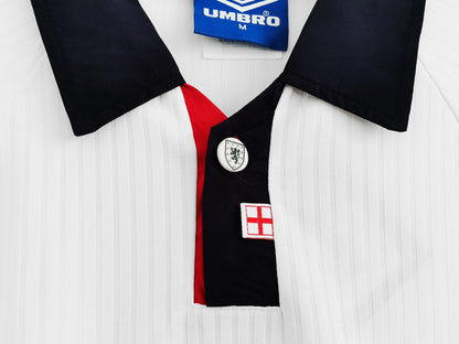 Camiseta Retro Inglaterra 1998 Local Manga Larga