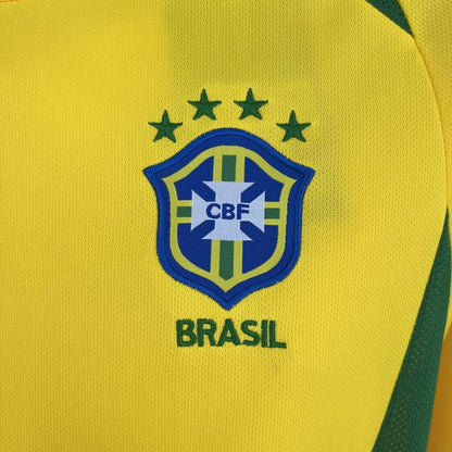 Camiseta Retro Brasil Local 2002
