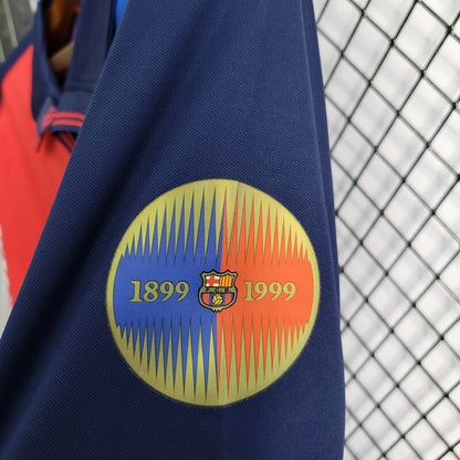 Camiseta Retro Barcelona Manga Larga 1999 centenario