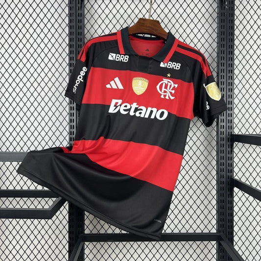 Camiseta Flamengo Local 2026 (Full estampados) - Versión Fan