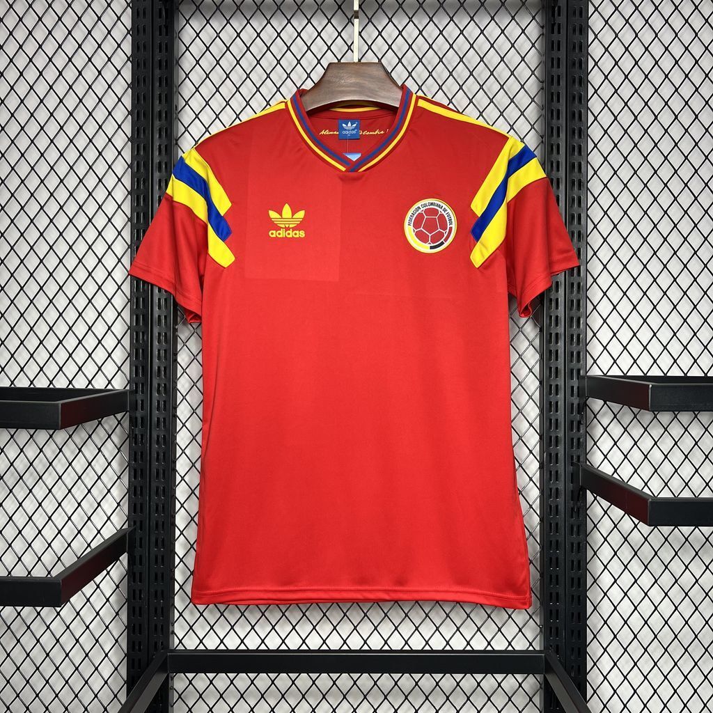 Camiseta Retro Colombia Visita 1990