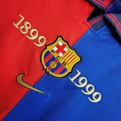 Camiseta Retro Barcelona Manga Larga 1999 centenario