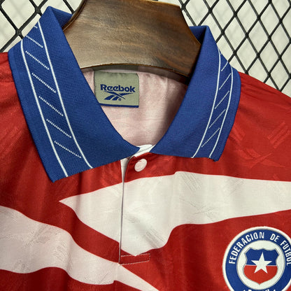 Camiseta Retro Chile Local Manga Larga 1998