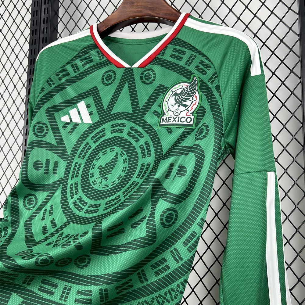 Camiseta México Local Mundial 2026 - Manga Larga
