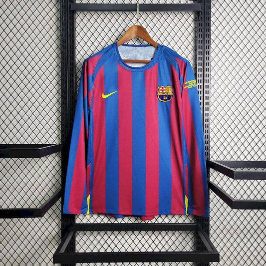 Camiseta Retro Barcelona Manga Larga 05/06