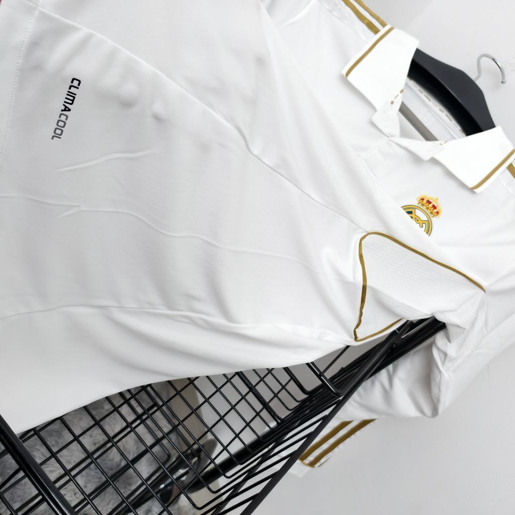 Camiseta Retro Real Madrid Local Manga Larga 11/12