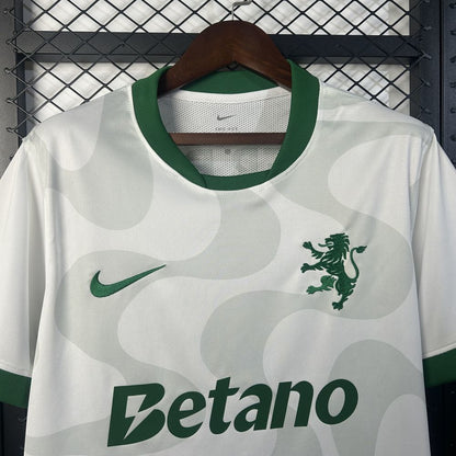 Camiseta Sporting Tercera Blanca 25/26 - Versión Fan