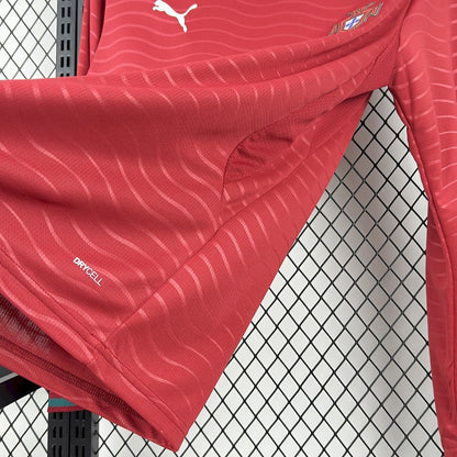Camiseta Portugal Local Mundial 2026 - Manga Larga
