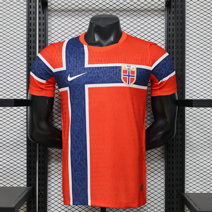 Camiseta Noruega Local Mundial 2026 - Versión Jugador