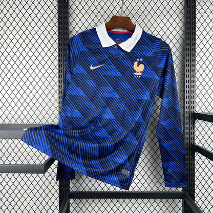 Camiseta Francia Local Mundial 2026 - Manga Larga