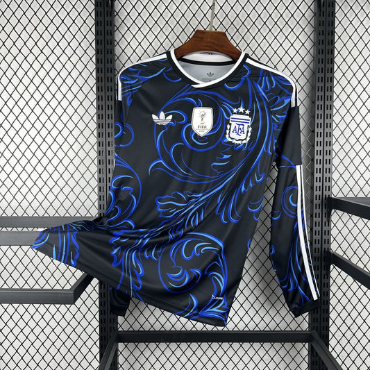 Camiseta Argentina Visita Mundial 2026 - Manga Larga