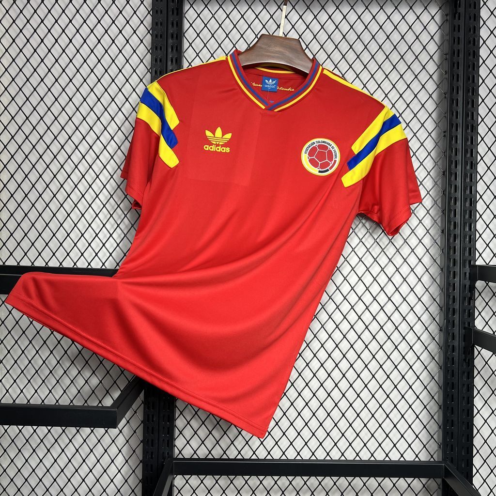 Camiseta Retro Colombia Visita 1990