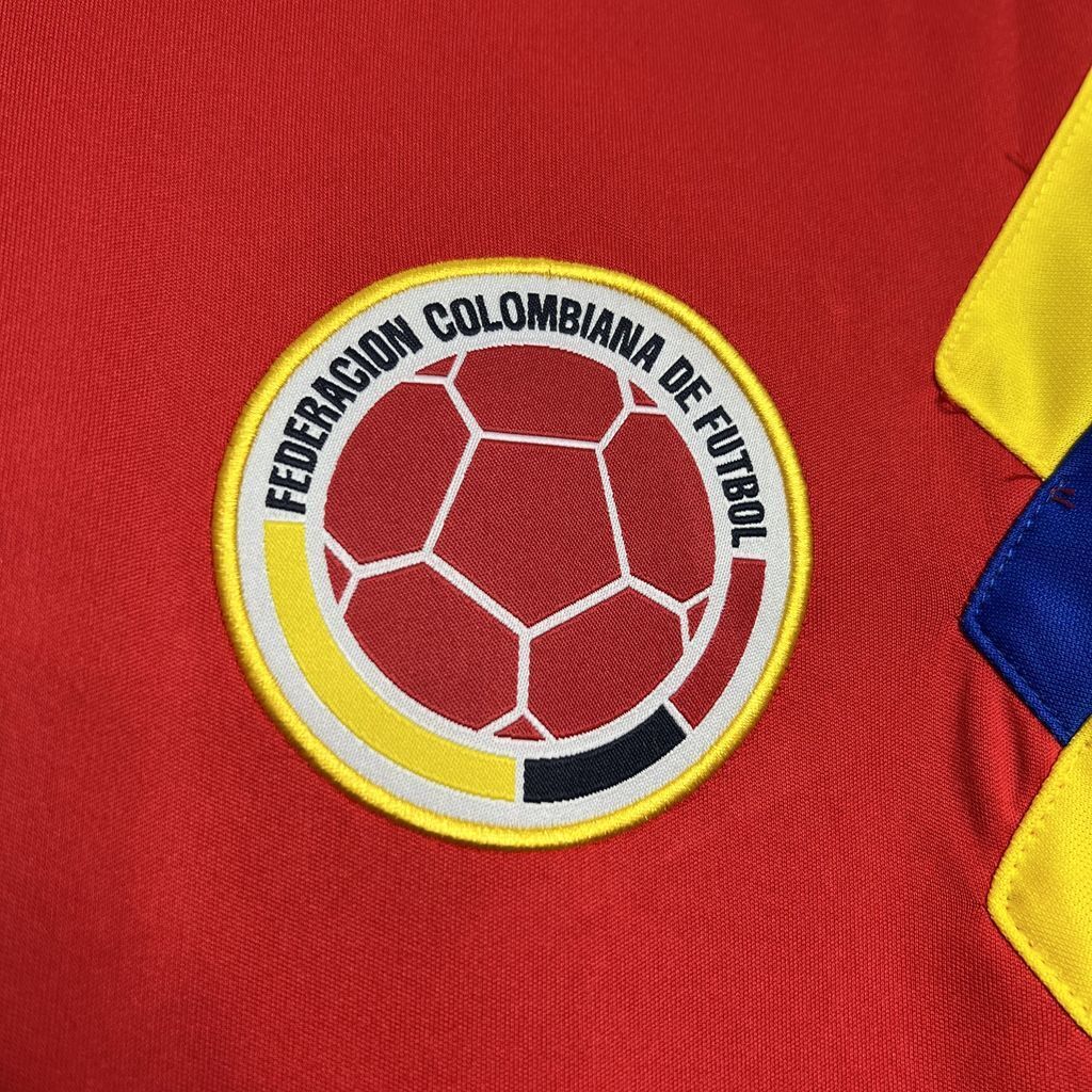 Camiseta Retro Colombia Visita 1990