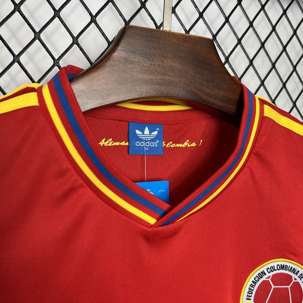 Camiseta Retro Colombia Visita 1990