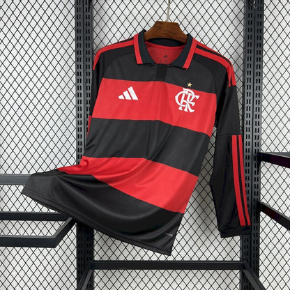 Camiseta Flamengo Local 2026 - Manga Larga